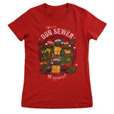 From Our Sewer To Yours! Girly Tee