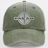 Pan-Am Retro Logo Patch Vintage Low Profile Cap