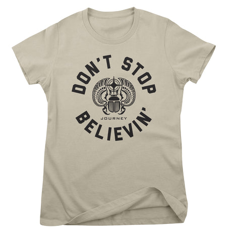 Don't Stop Believin' Circle Girly Tee