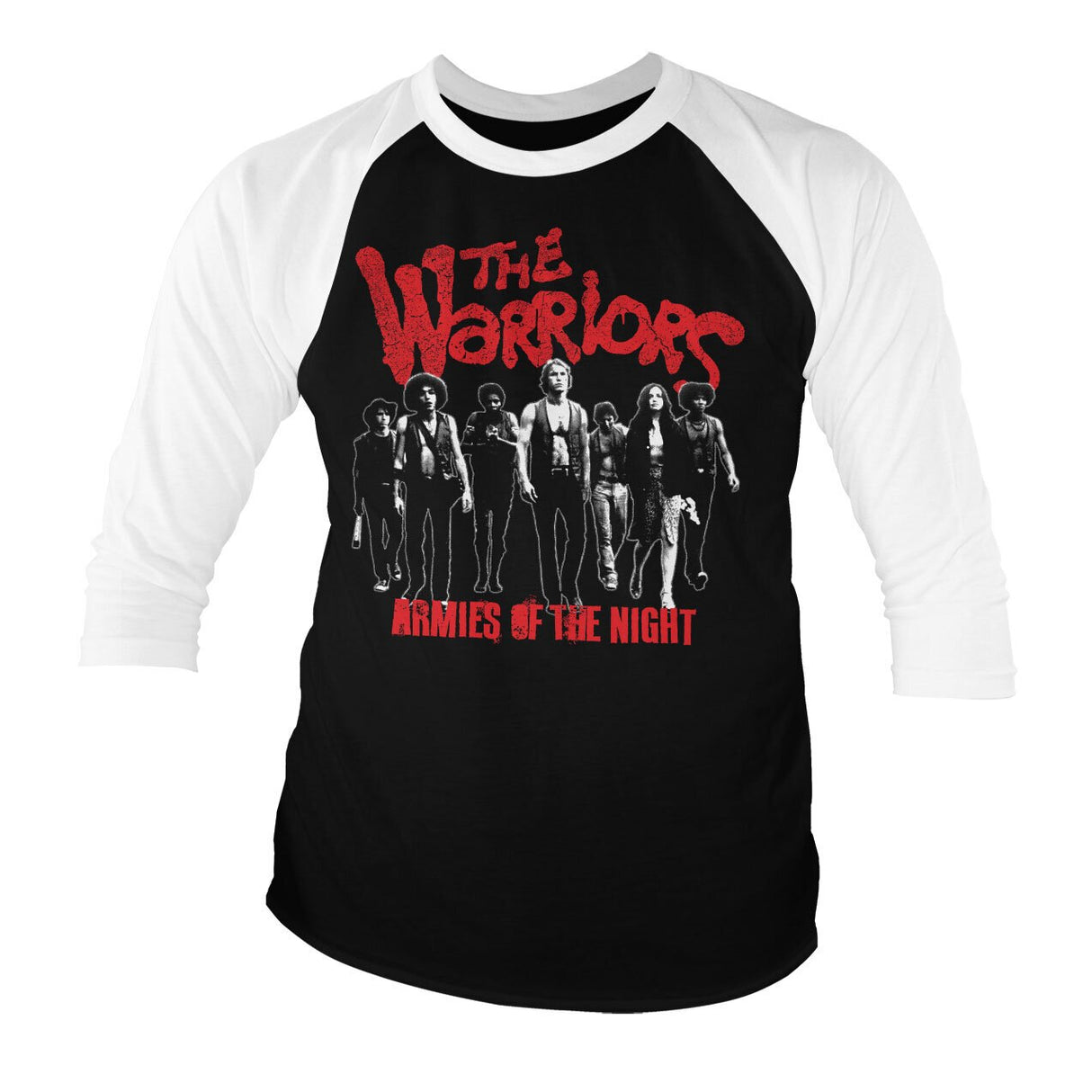 The Warriors - Armies Of The Night Baseball 3/4 Sleeve Tee