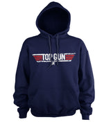 Top Gun Distressed Logo Hoodie