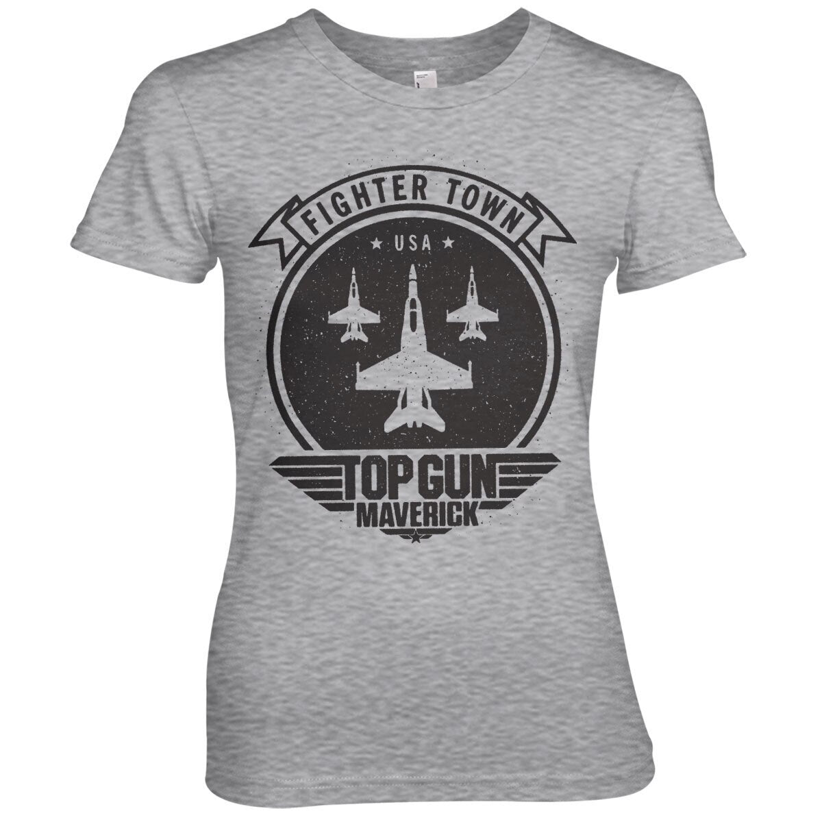 Top Gun Maverick Fighter Town Girly Tee