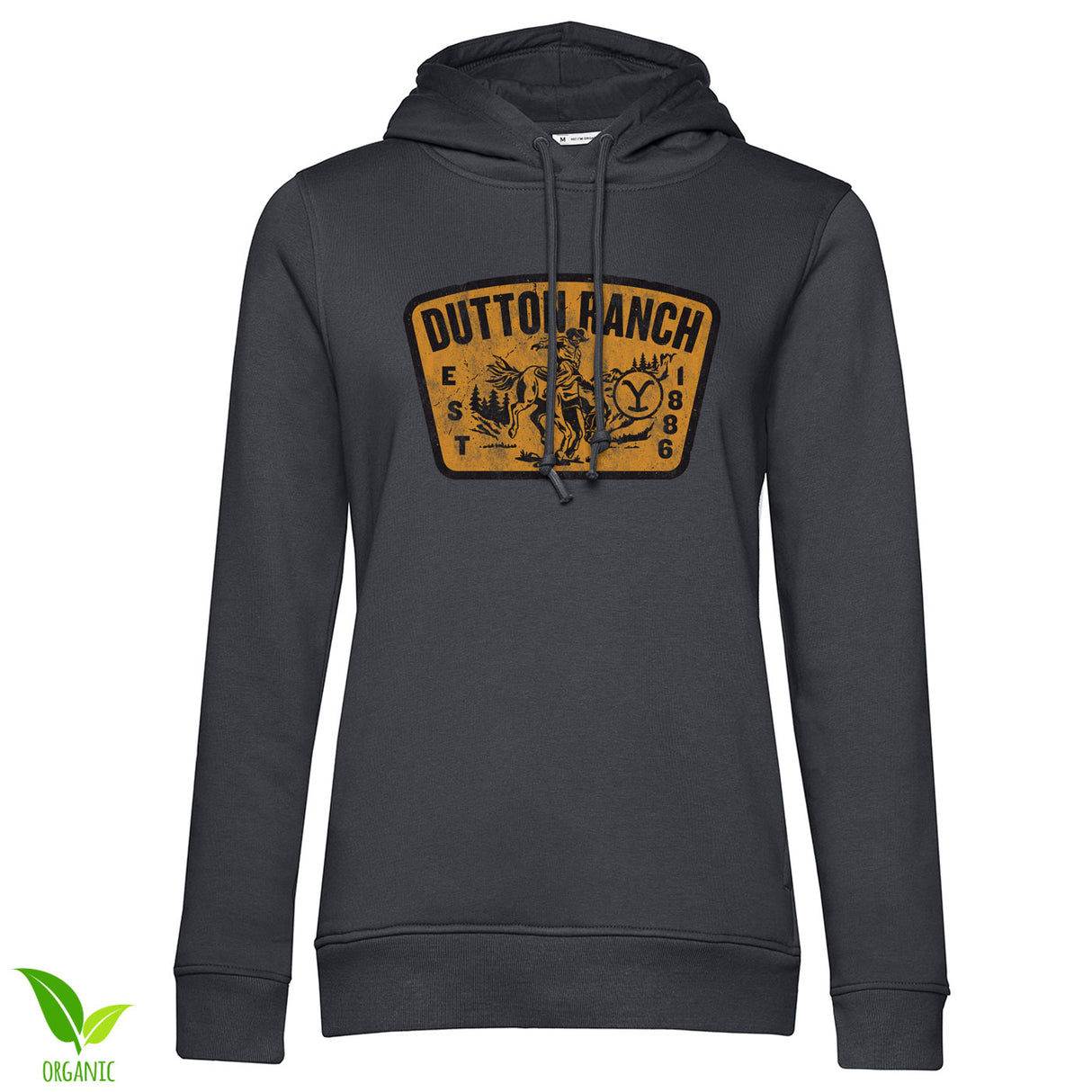 Yellowstone - Washed Dutton Ranch Patch Girly Hoodie