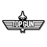 Top Gun BW Logo Sticker