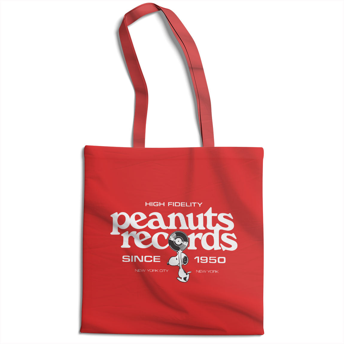 Peanuts Records Since 1950 Tote Bag