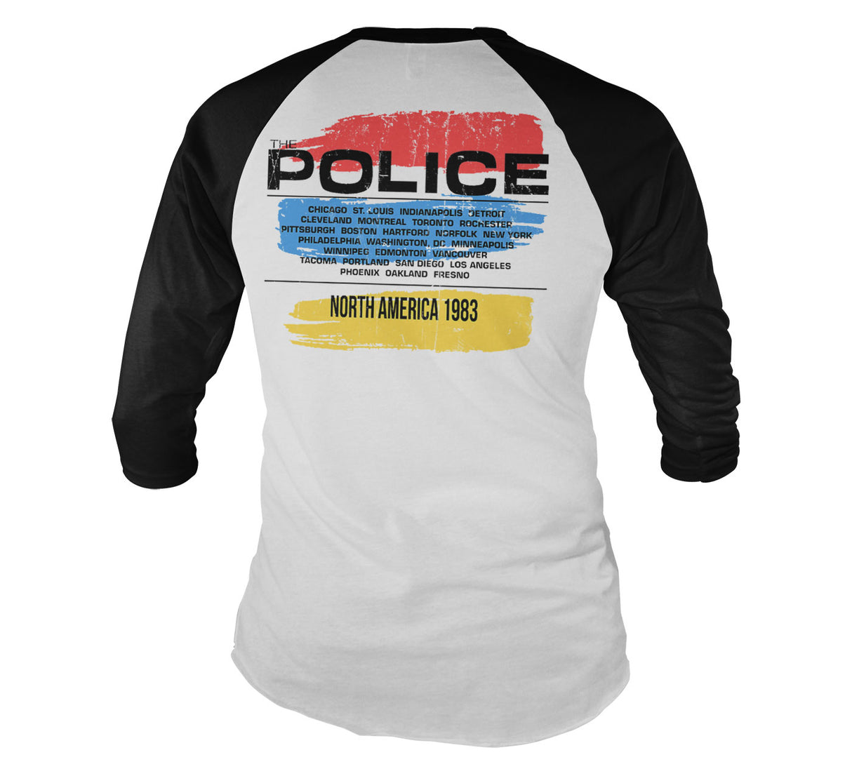 The Police - North American Tour Baseball Long Sleeve Tee