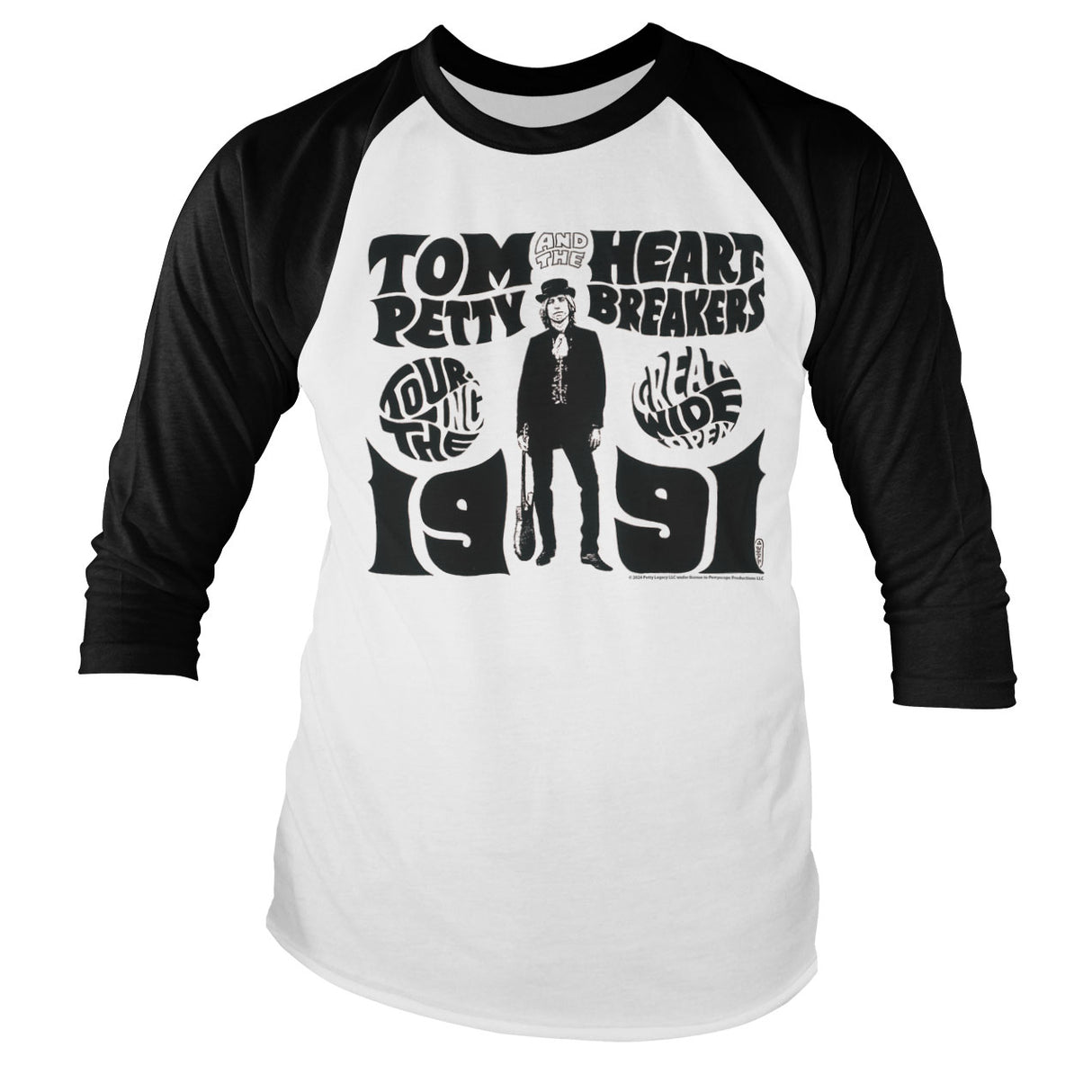 Tom Petty - Great Wide Open Baseball Long Sleeve Tee