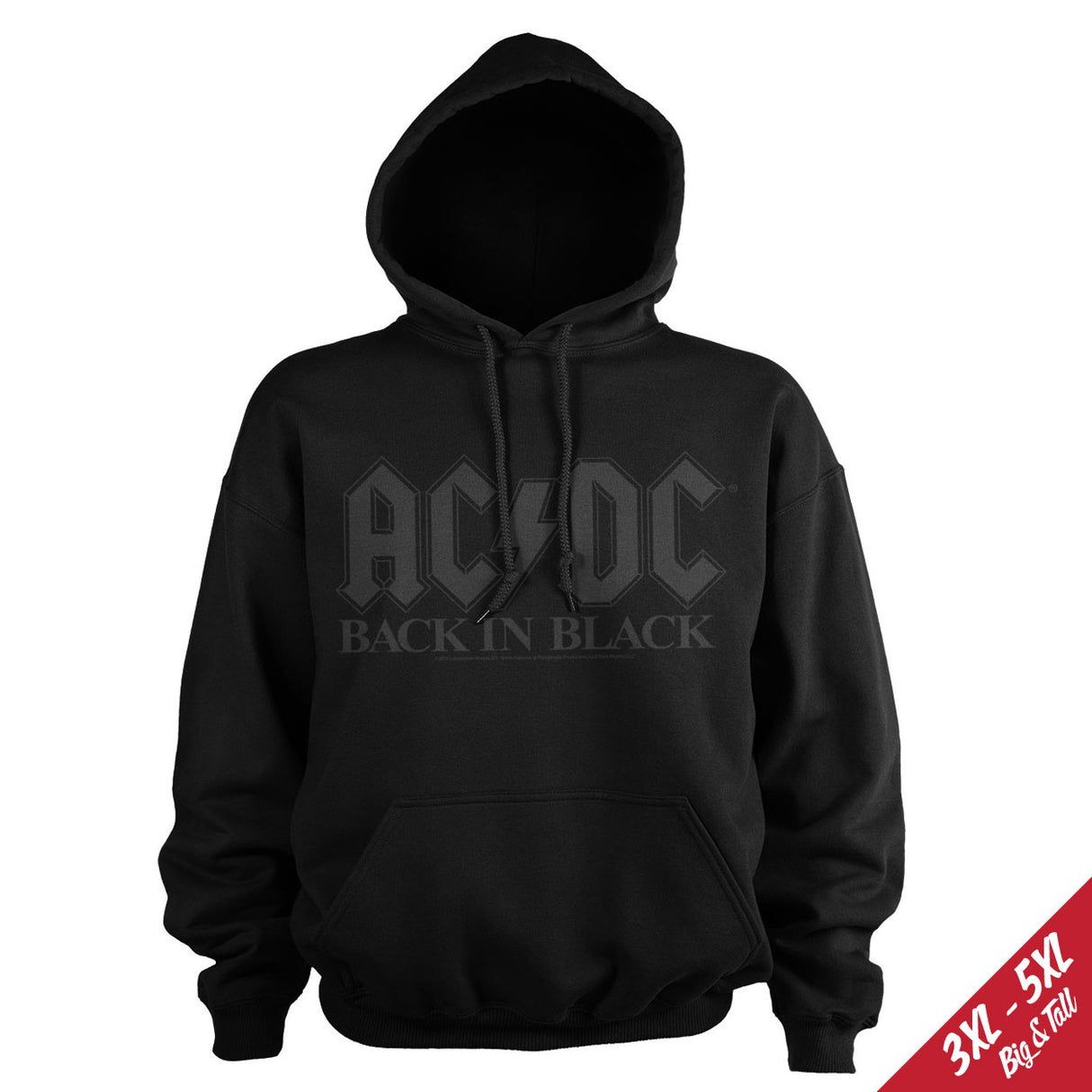 AC/DC Back In Black Big & Tall Hoodie