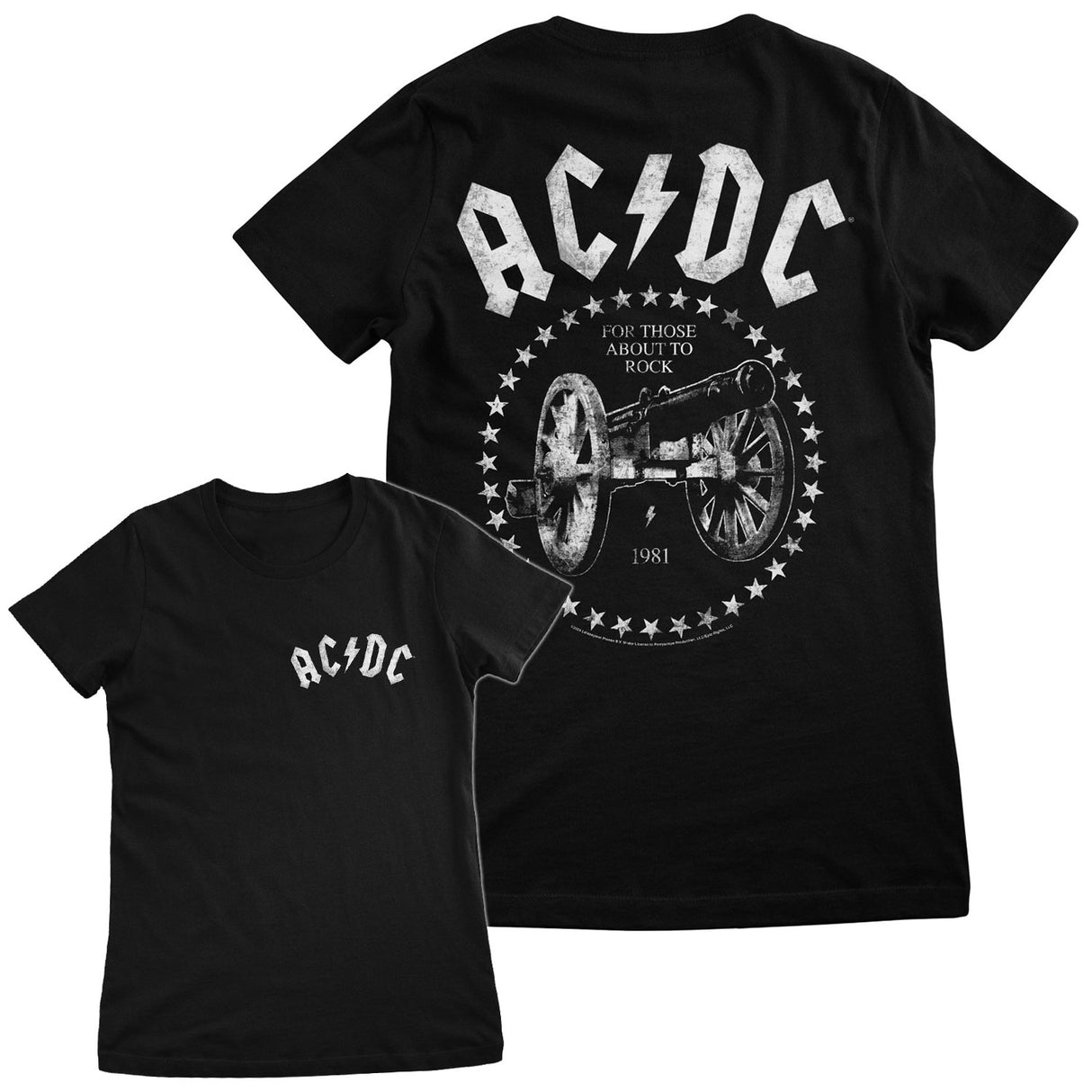 AC/DC For Those About To Rock Girly Tee