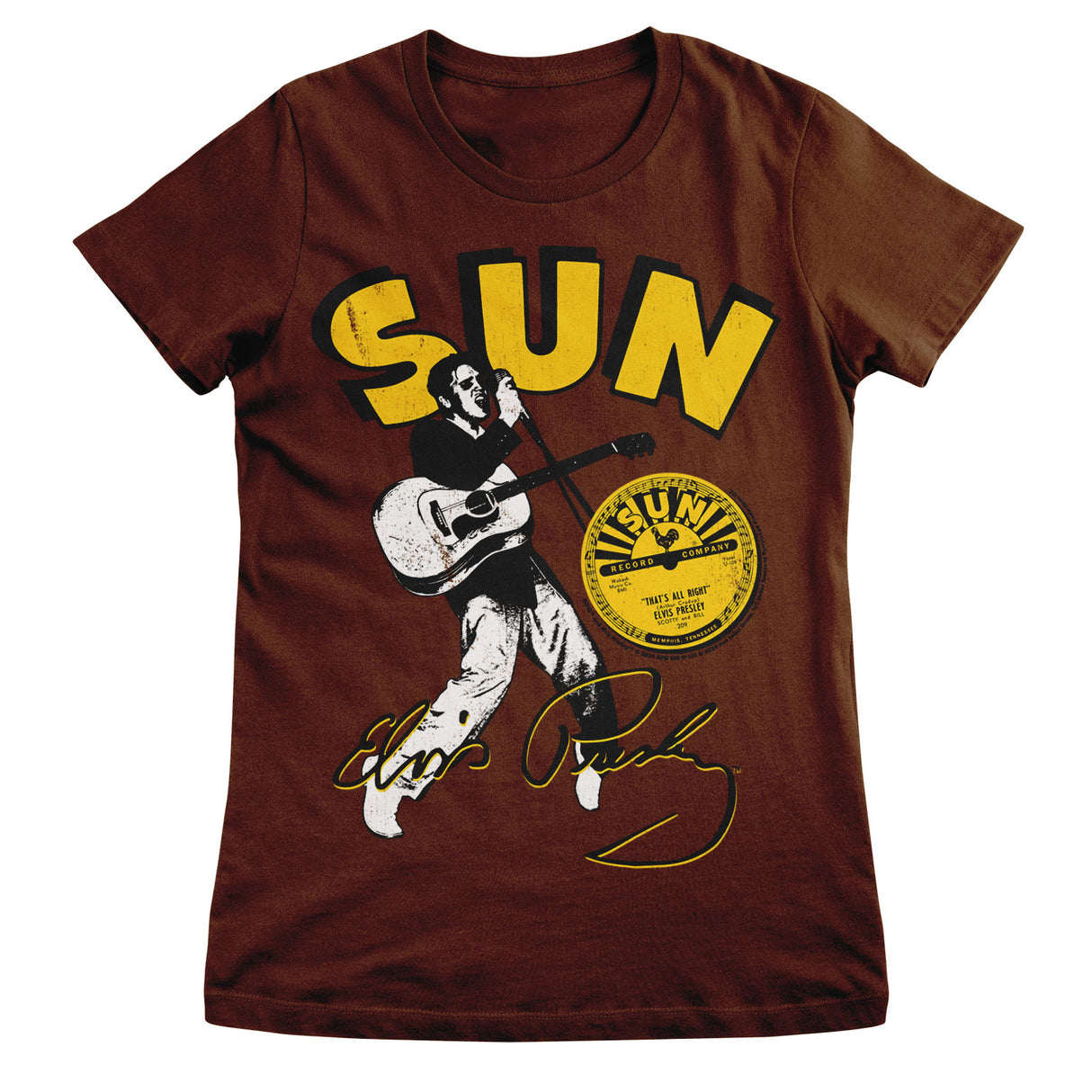 Elvis Presley - Sun Records Girly Tee