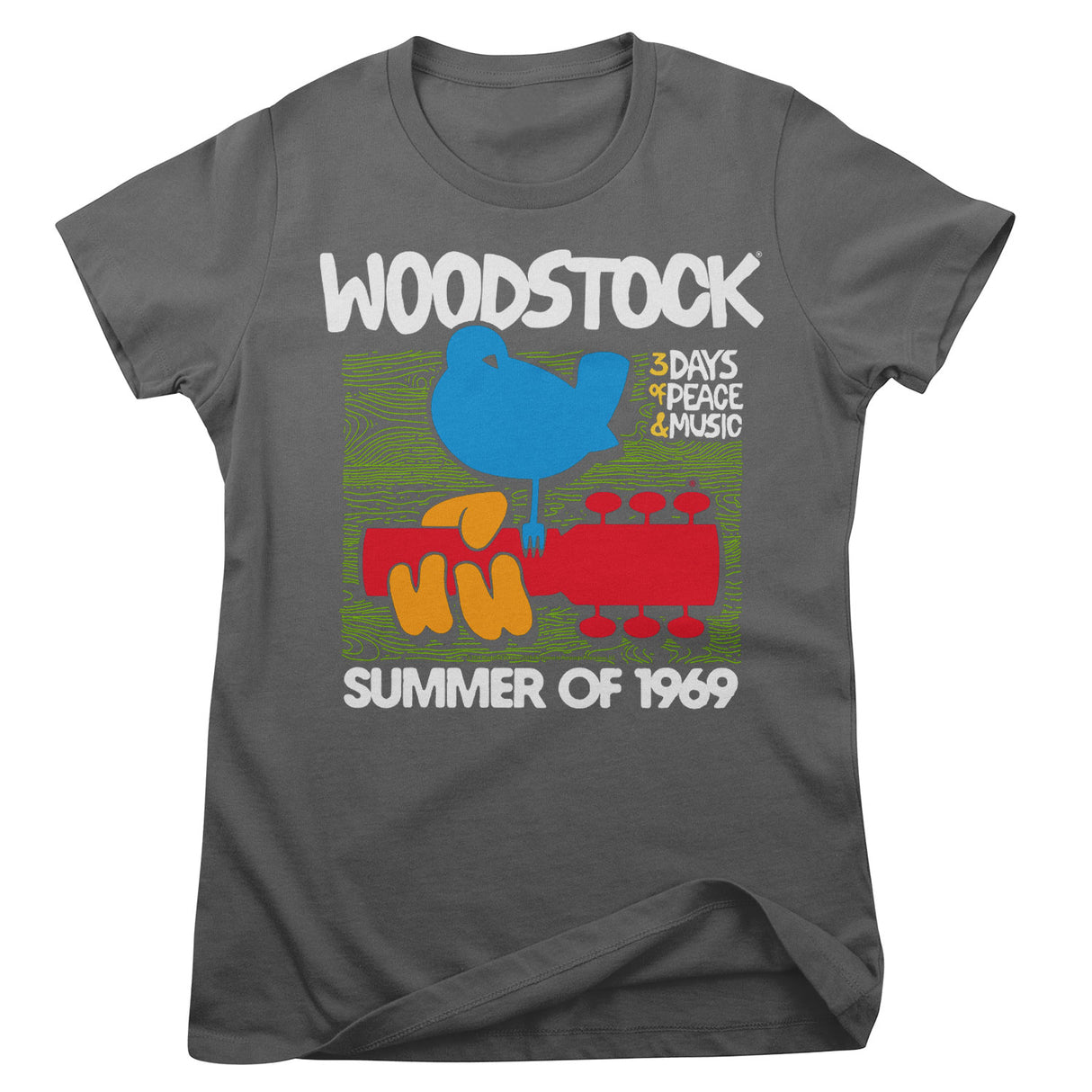 Woodstock - Summer Of 1969 Girly Tee