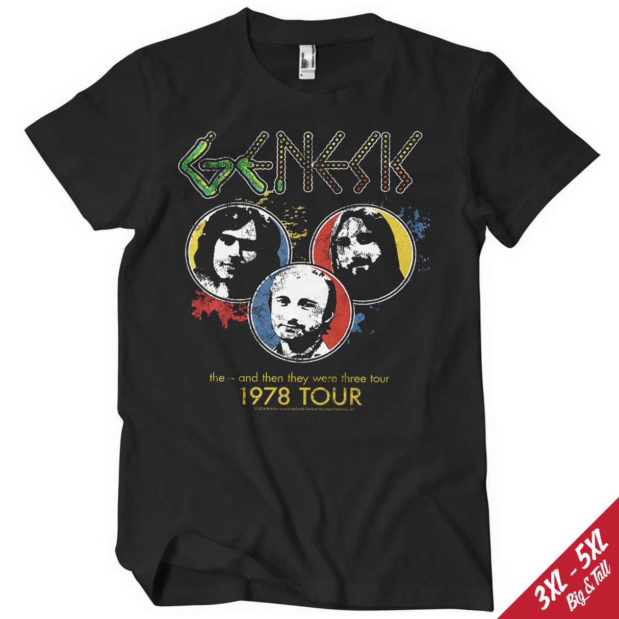 Genesis 1978 Tour Vintage Big & Tall T-Shirt