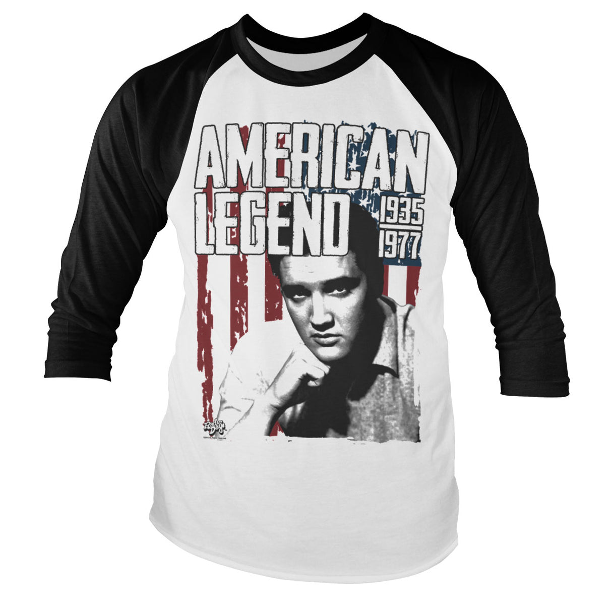 Elvis Presley - American Legend Baseball Long Sleeve Tee