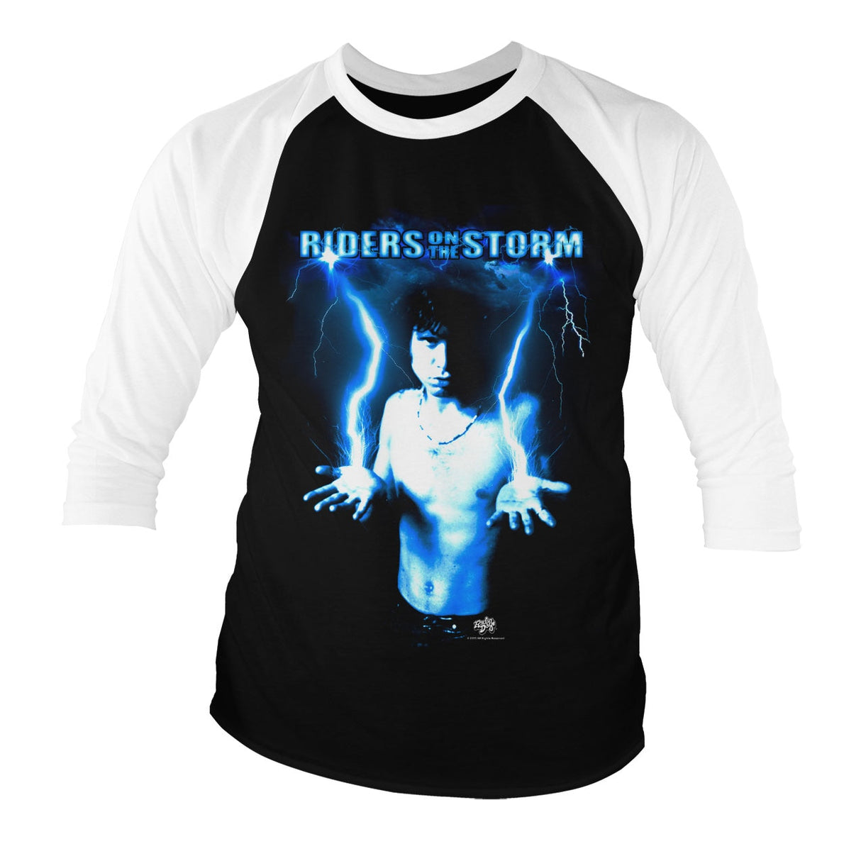 Riders On The Storm - Jim Morrison Baseball 3/4 Sleeve Tee