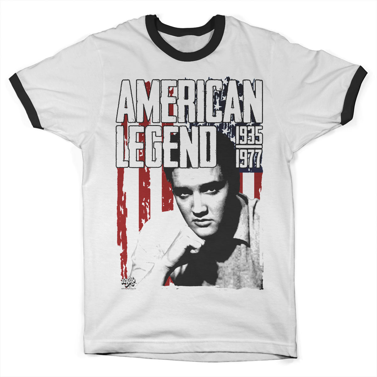 Elvis Presley - American Legend Ringer Tee