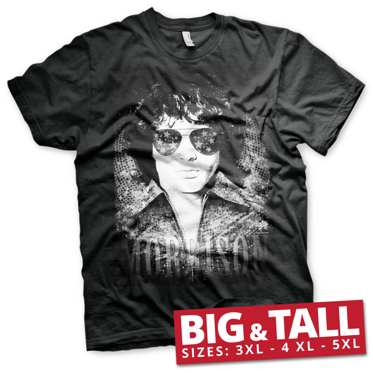 Jim Morrison - America Big & Tall T-Shirt