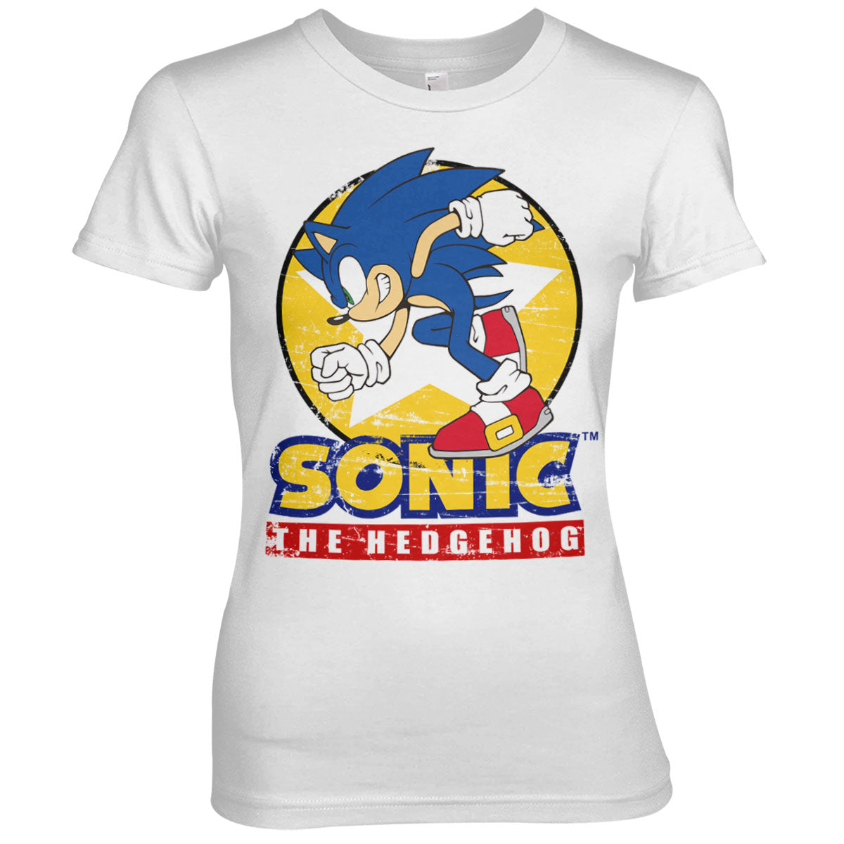 Fast Sonic - Sonic The Hedgehog Girly Tee