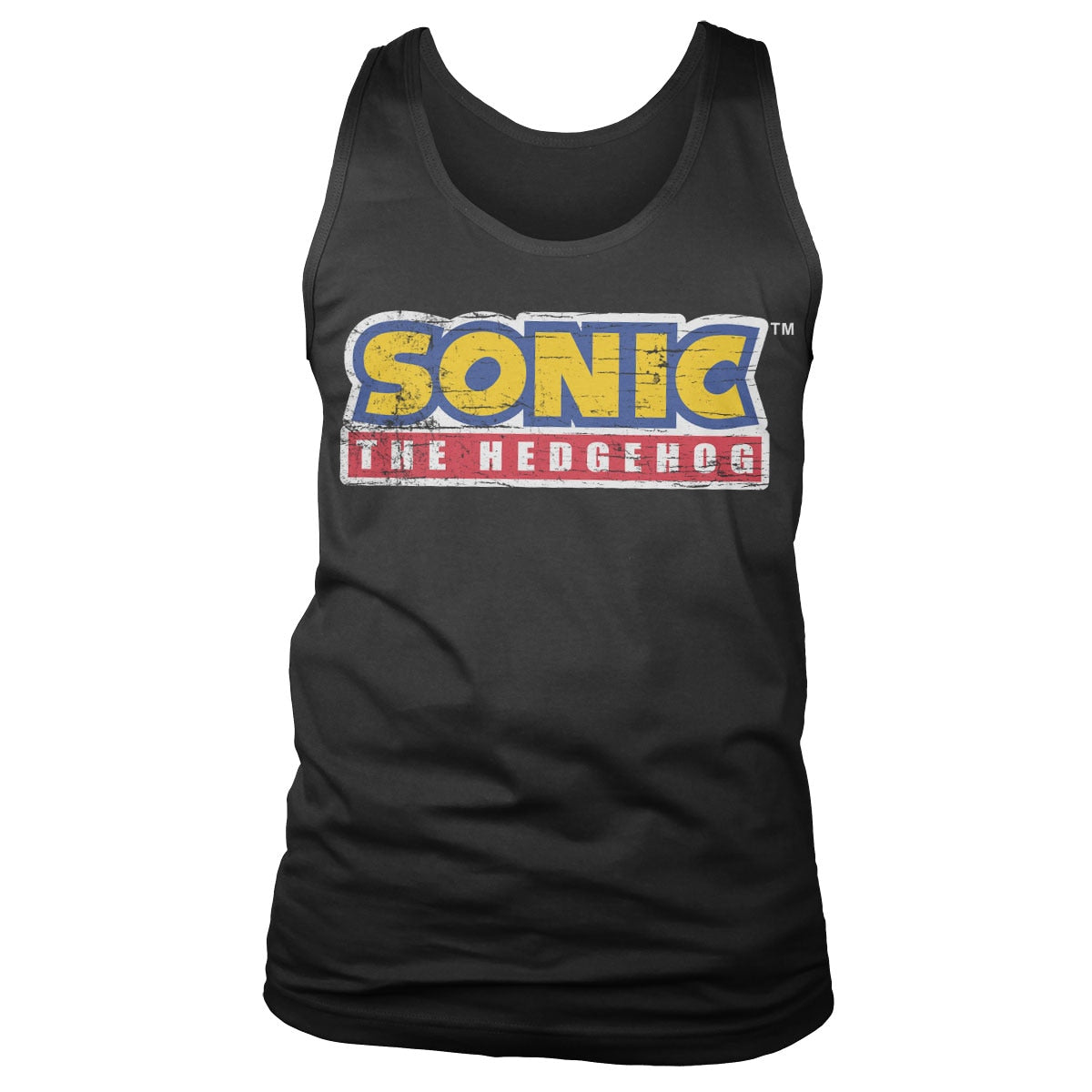 Sonic The Hedgehog Cracked Logo Tank Top