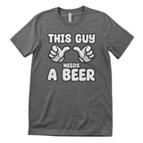 Cartoon Hands - This Guy Needs A Beer Tee
