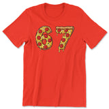Six Seven Pizza Slice Tee