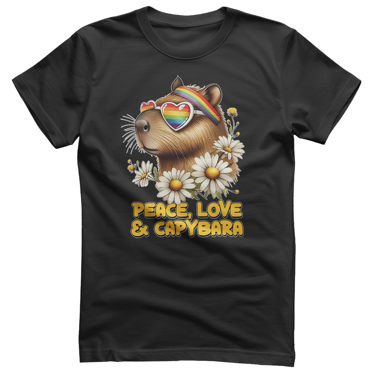 Peace - Love & Capybara Tee