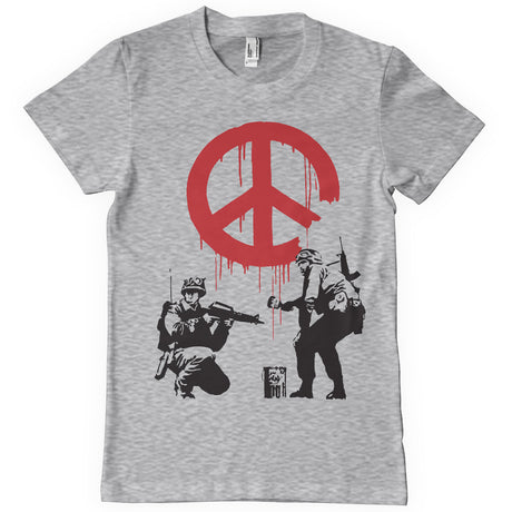 Soldiers Painting CND Sign T-Shirt