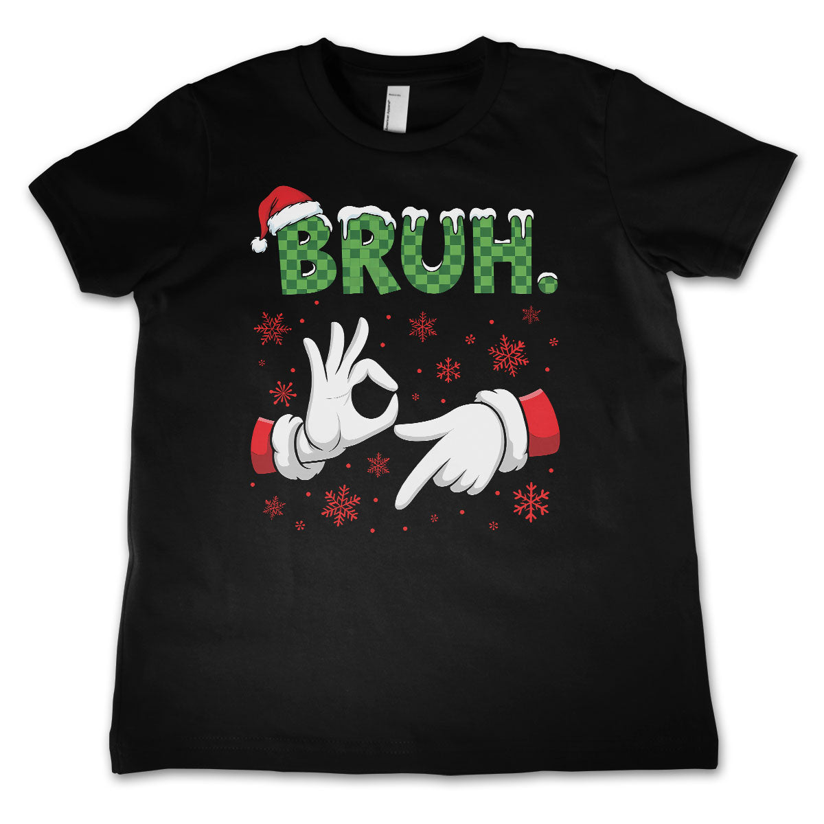 Christmas Six Seven Bruh Kids Tee