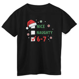 Nice - Naughty - Six Seven Kids Tee
