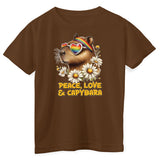Peace - Love & Capybara Kids Tee