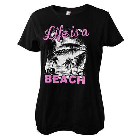 Life Is A Beach Girly Tee