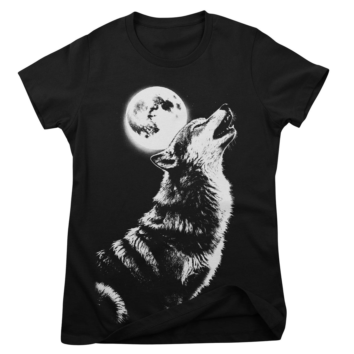 Wolf Howl Girly Tee