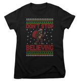 Christmas Bigfoot Pattern Top