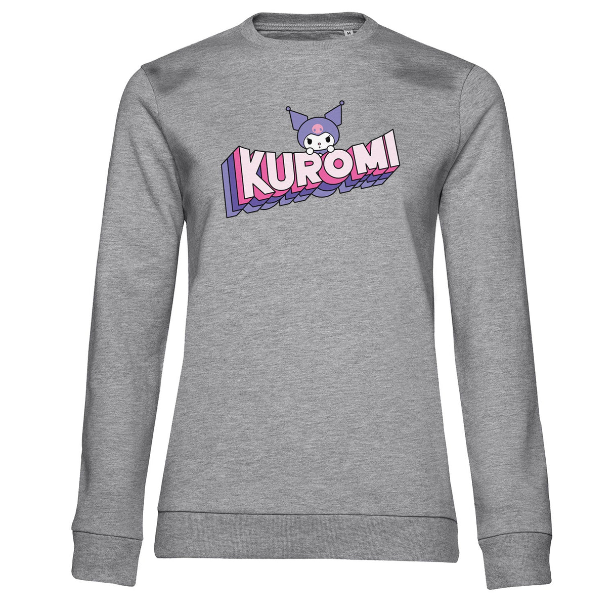 Kuromi Retro Pop Logo Girly Sweatshirt