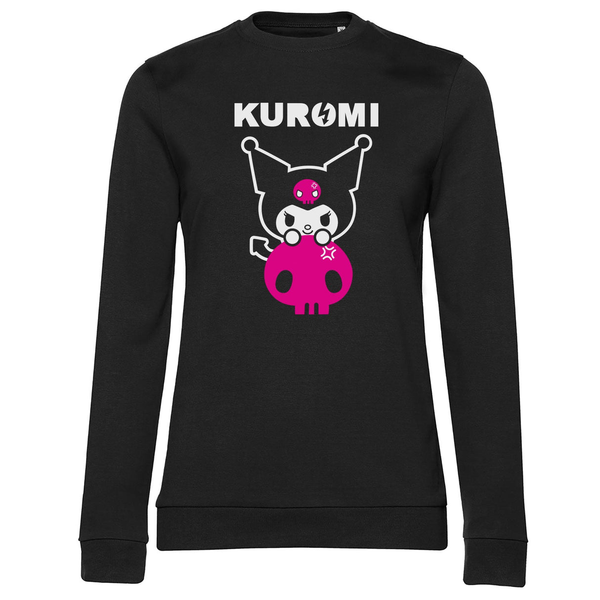 Kuromi Pink Patch Girly Sweatshirt