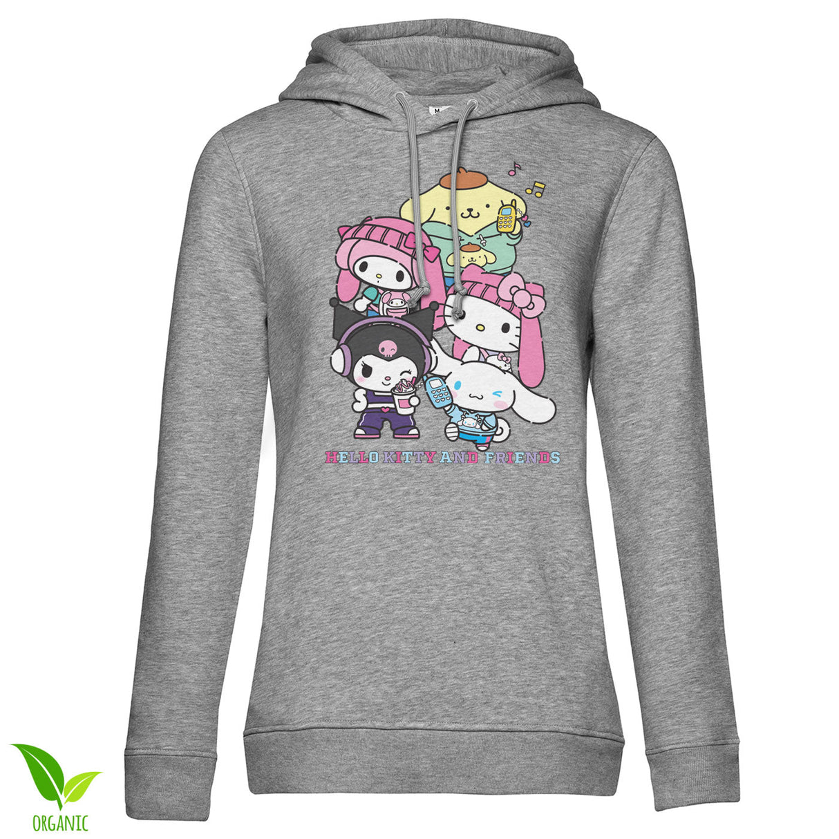 Hello Kitty and Friends Stacked Gang Girly Hoodie