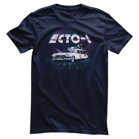 ECTO-1 80's Neon Grid T-Shirt