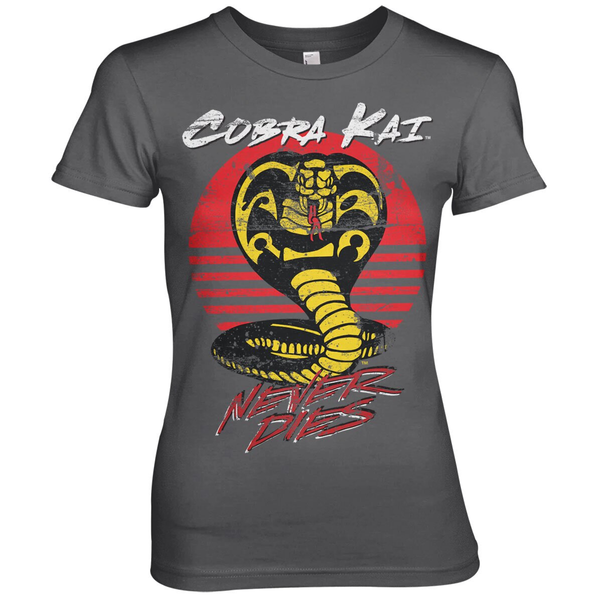 Cobra Kai Never Dies Girly Tee