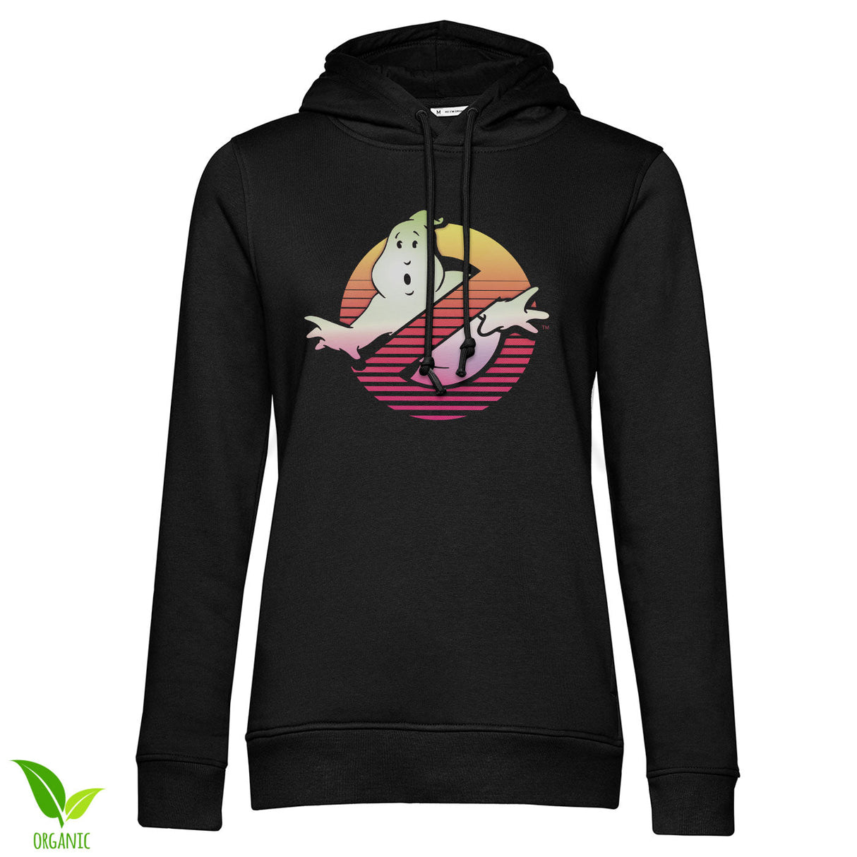 Ghostbusters Retro 80's Logo Girly Hoodie
