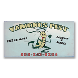 Vamonos Pest Road Sign Sticker