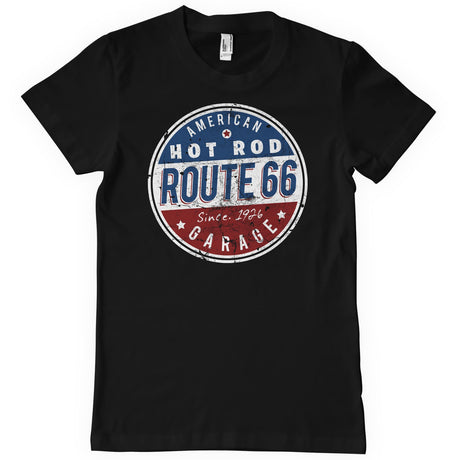 Route 66 - Hot Rod Garage T-Shirt