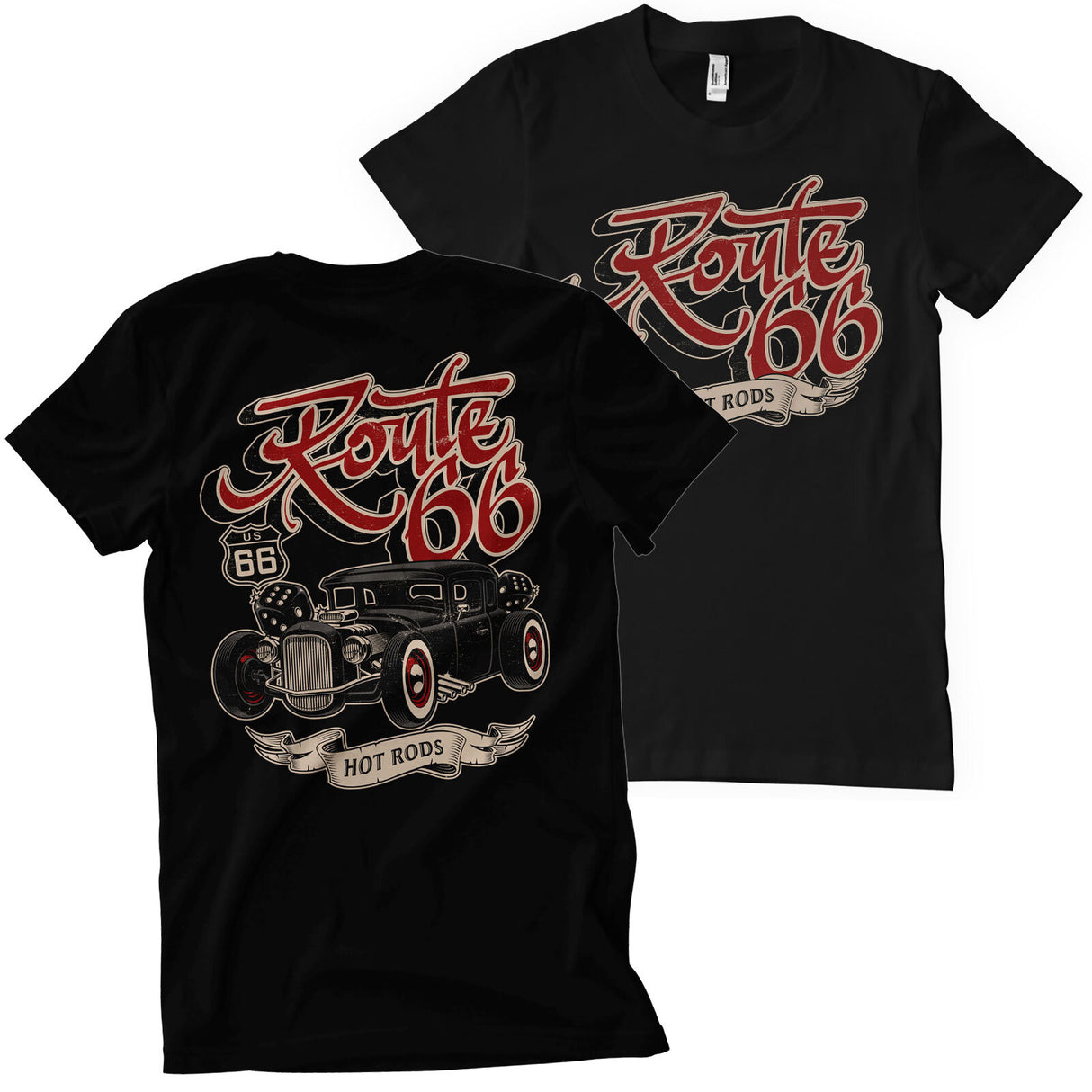 US 66 Hot Rods T-Shirt