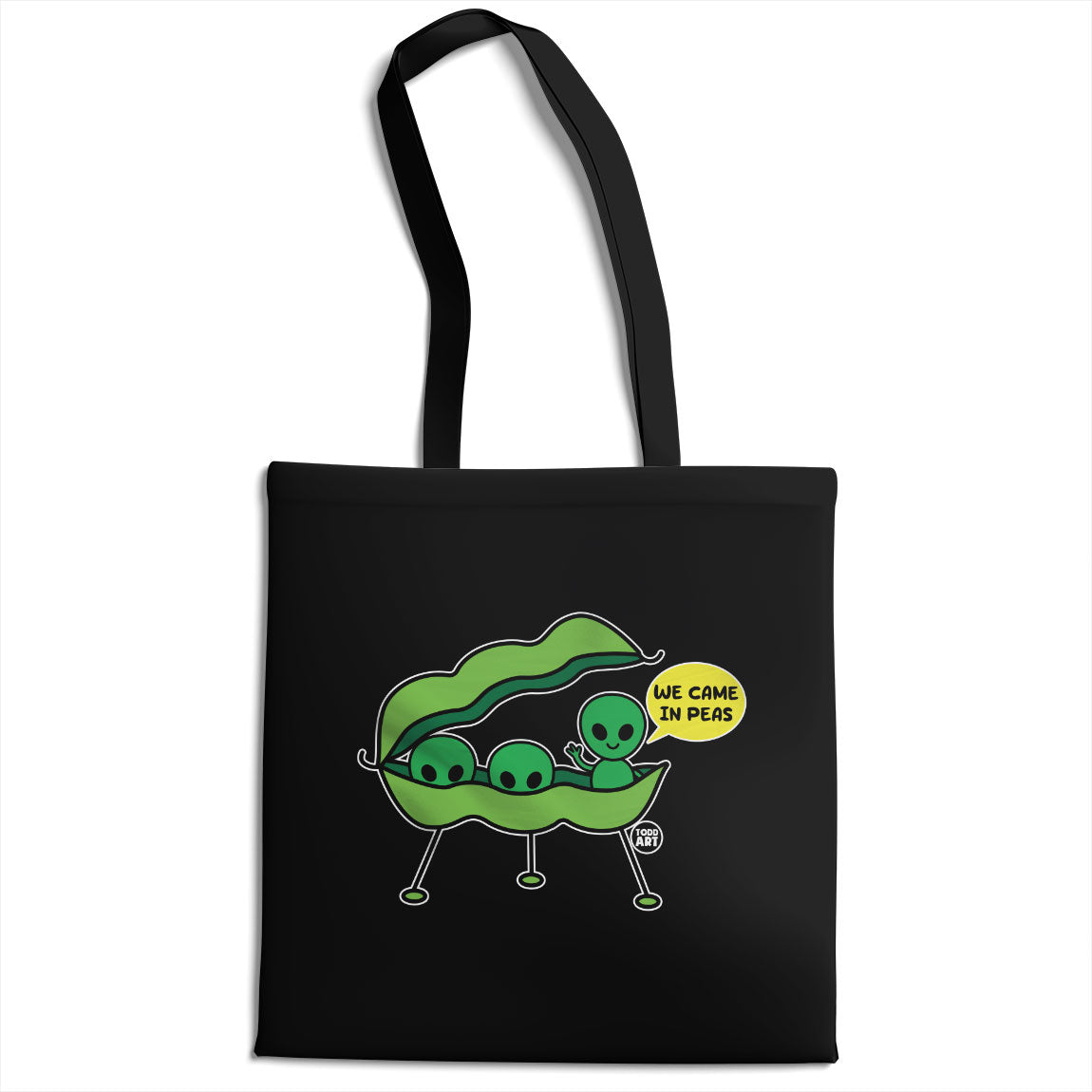 We Came In Peas - ToddArt Tote Bag