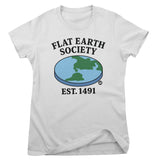 Flat Earth Society - ToddArt Girly Tee