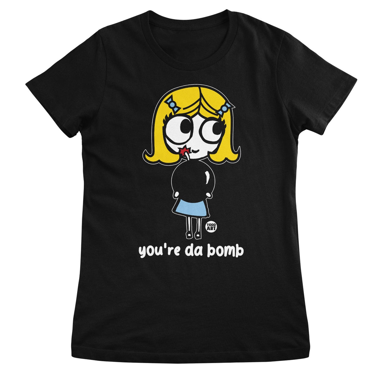 Ange-l - You're Da Bomb - ToddArt Girly Tee