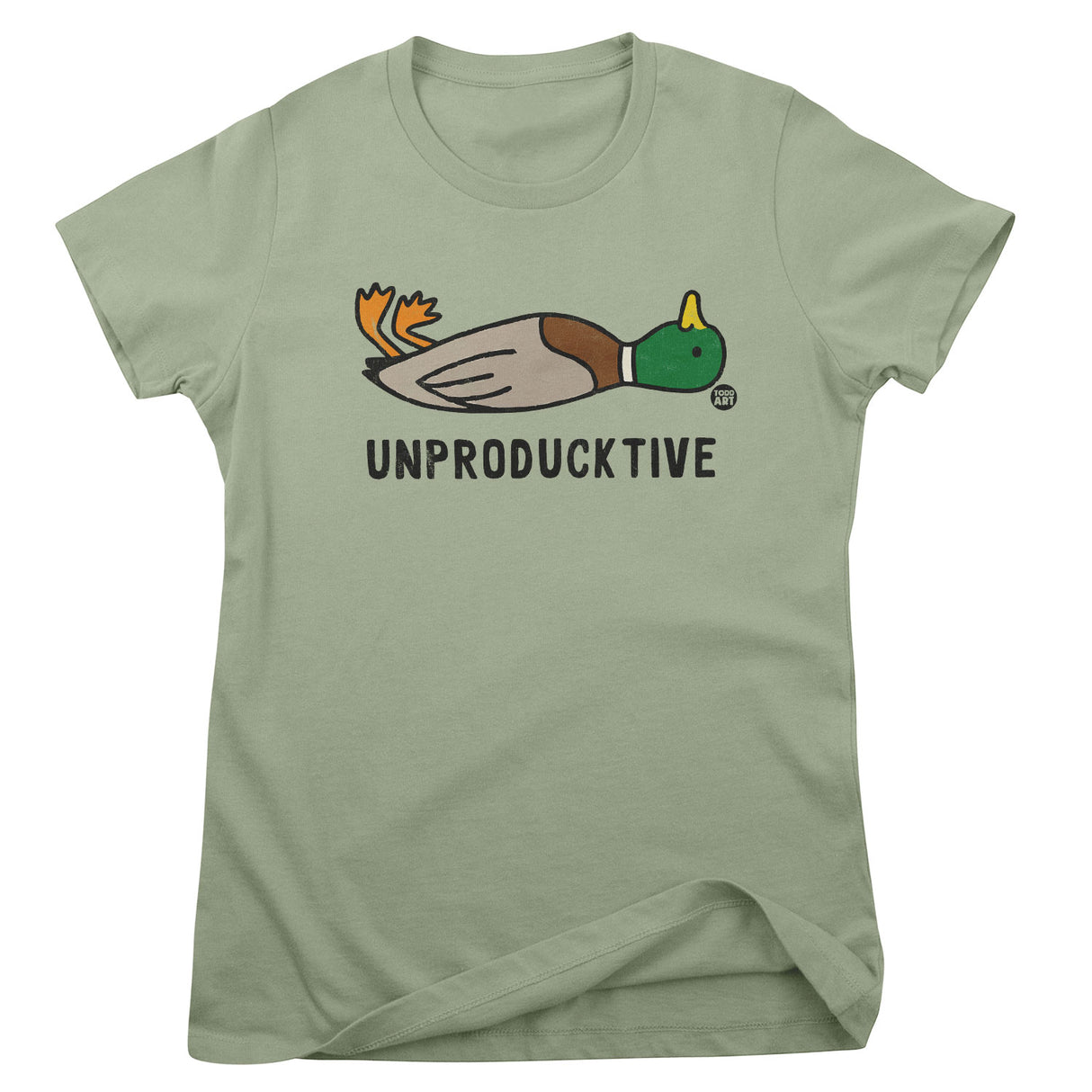 Unproducktive - ToddArt Girly Tee