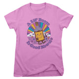 A Lil' Booze Is Good News - ToddArt Girly Tee