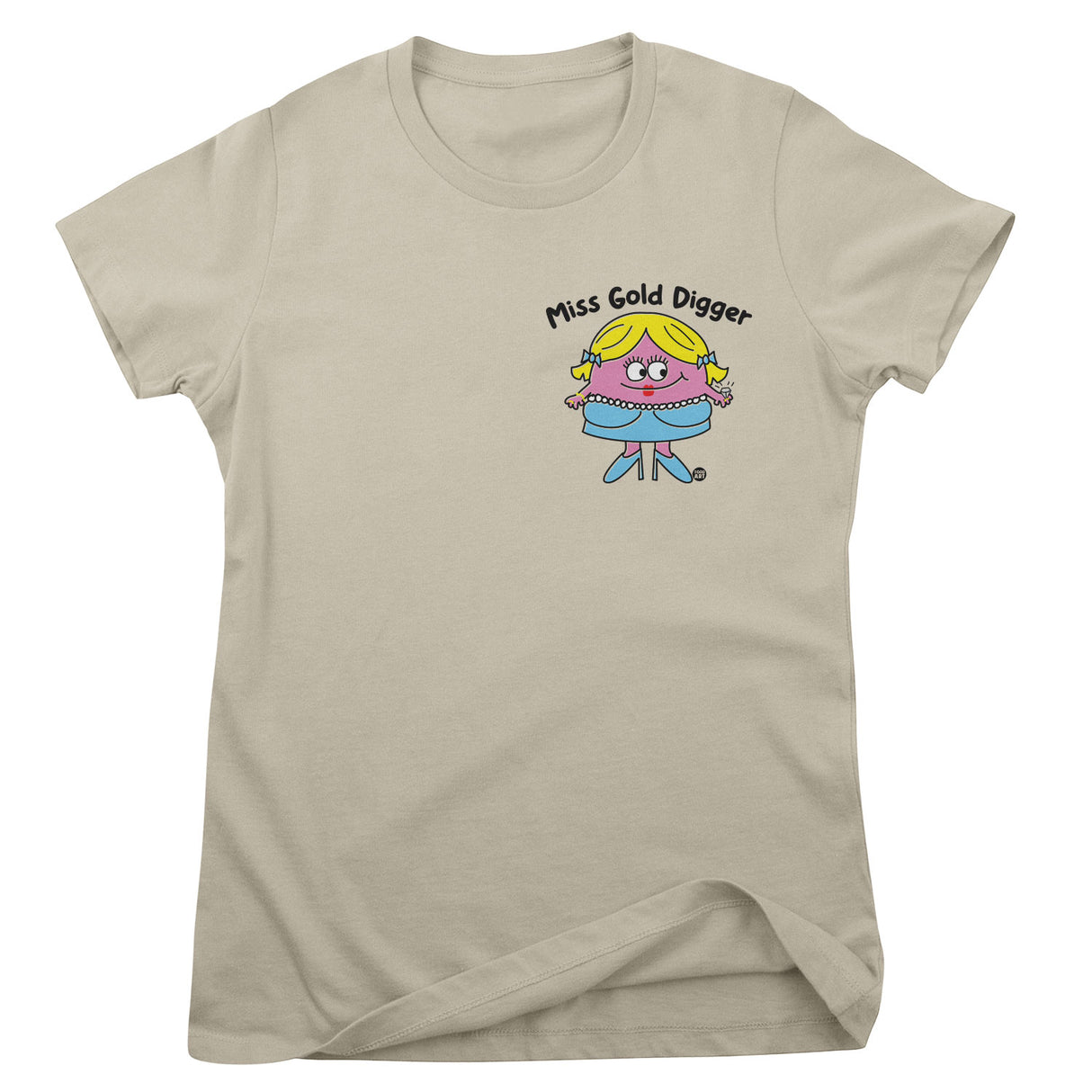 Miss Gold Digger - ToddArt Girly Tee