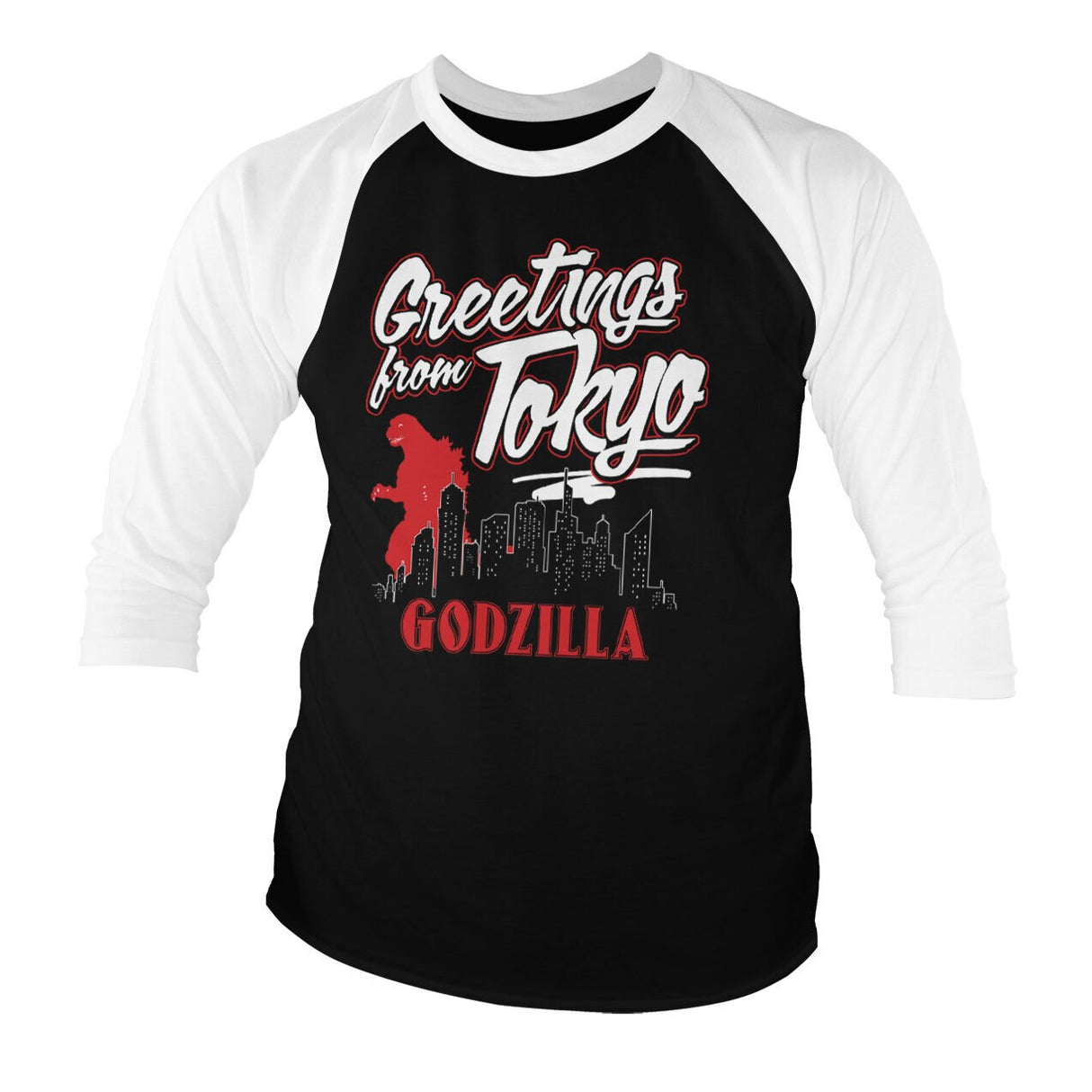 Greetings From Tokyo Baseball 3/4 Sleeve Tee