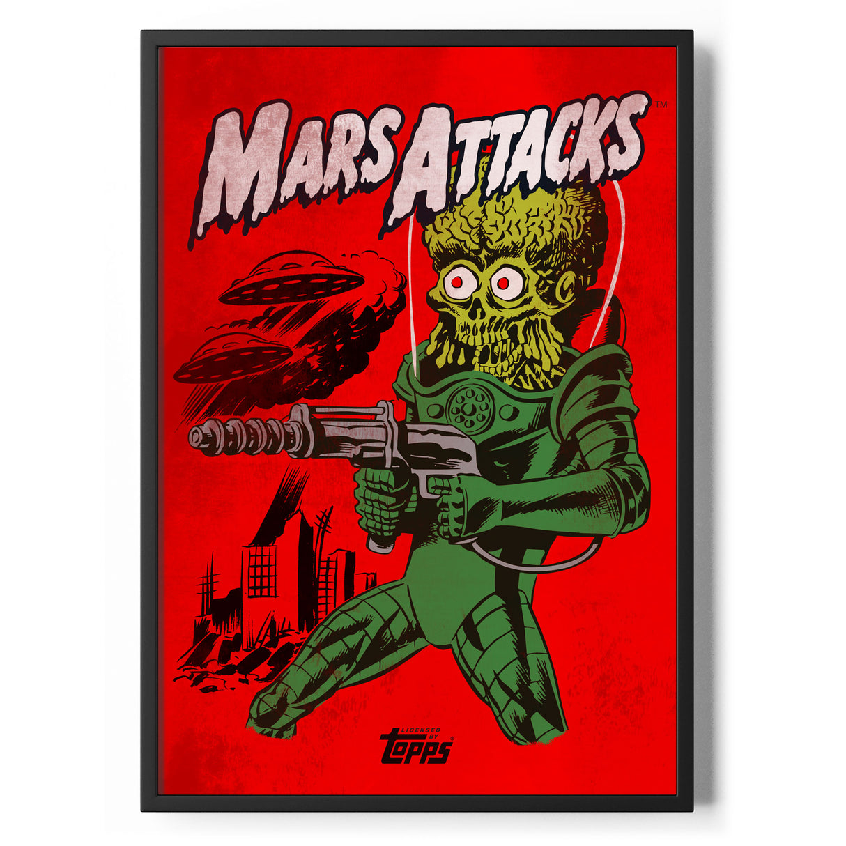 Mars Attacks Vintage Poster Standard