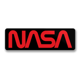 NASA Worm Logo Sticker